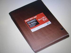 lot 178 image: Everbilt 16 ft. x 20 ft. BrownSilv...