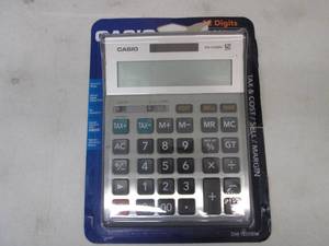 lot 205 image: Casio Desktop Electronic Calculator...