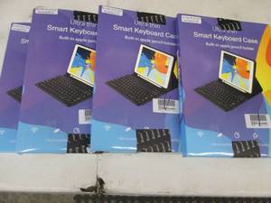 lot 213 image: 4 Ultra Thin Smart Keyboards Cases...