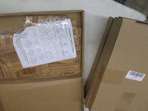 lot 216 image: 5 Natural Bamboo Desk Organizers - ...