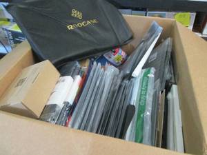 lot 253 image: Box of Assorted OfficeSchool Suppl...
