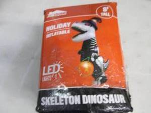 lot 281 image: Halloween Skeleton Dinosaur Inflata...