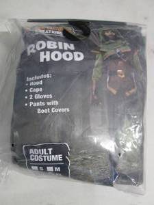 lot 282 image: Robin Hood Adult Size XL Costume op...
