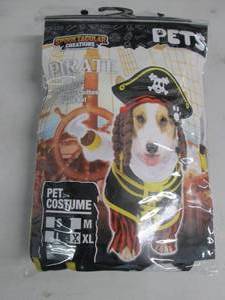 lot 283 image: XL Pirate Pet Costume open pkg...