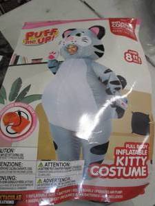 lot 298 image: Adult Puff Me Up Kitty Adult Costum...