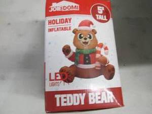lot 355 image: Teddy Bear Holiday Inflatable open ...