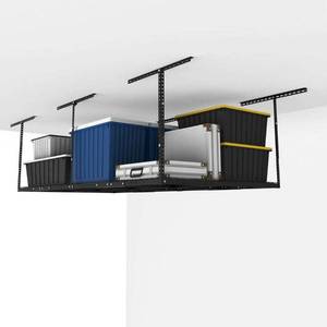 Overhead Garage Storage Organization Ceiling Rack Adjustable Hanging Shelves