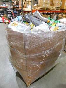 WHOLESALE PALLET LOT OF GENERAL MERCHANDISE, SMALLS- TOOLS,HARDWARE ITEMS