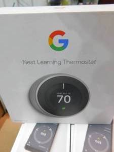 (11) GOOGLE NEST THERMOSTATS LOT