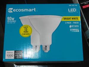 EcoSmart 90-Watt Equivalent PAR38 Dimmable Energy Star Flood LED Light Bulb Bright White 36 BULBS