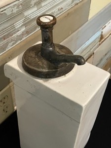 Antique Porcelain Ice Cream Soda Fountain Topping Dispenser