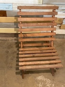 Portable Wood Lawn Chair