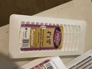 Floor and Ceiling Registers