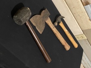 Hammer, Mallet and Axe