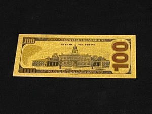 President Trump Commemorative Gold $100 Bill