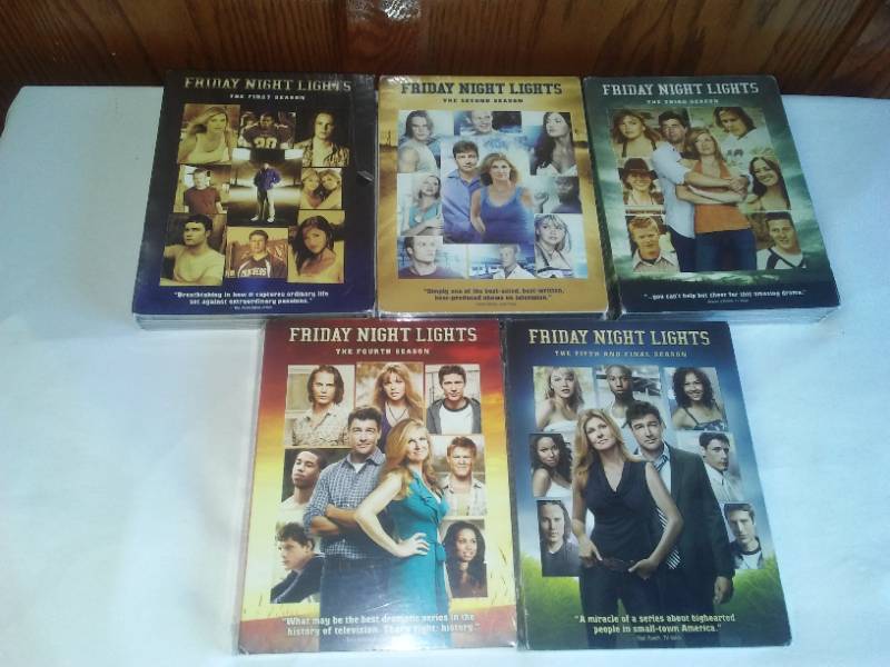 lot 127 image: Angels & Friday Night Lights TV series on DVD.