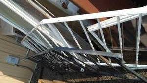 lot 227 image: (2) metal railings