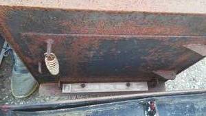 lot 228 image: Metal wood burning stove