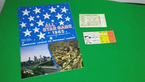 lot 182 image: 1965 World Series program