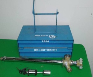 lot 277 image: Belden toolbox, lock & frost water spigot.