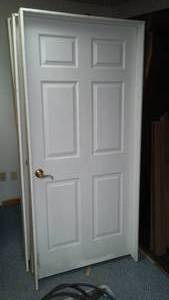 lot 285 image: 36 in. Hollow core framed door.