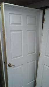lot 286 image: 36 in. Hollow core framed door.