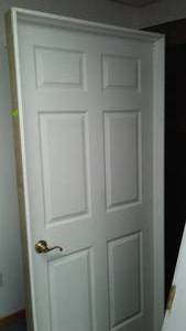 lot 290 image: 36 in. Hollow core framed door.