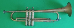 lot 309 image: Carl Fishers Trumpet American Model.