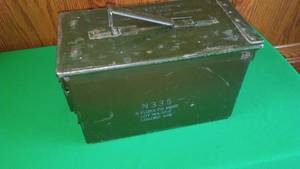lot 321 image: Military Ammo Box.