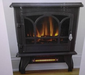 lot 323 image: NEW Fireplace in Box.