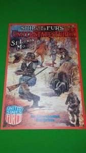 lot 341 image: Metal sign U.S. Fur Company.