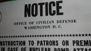 lot 359 image: Poster Nuclear Bomb Attack