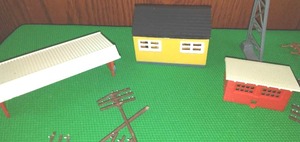 lot 381 image: Misc. Railroading Buildings.