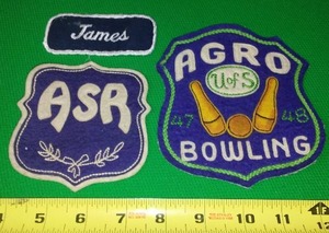 lot 397 image: 1947 -48 Bowling Patches
