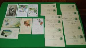 lot 402 image: Greeting Post Cards and more.