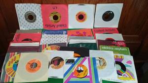 lot 416 image: 45s 7 record albums vinyl, - 30.
