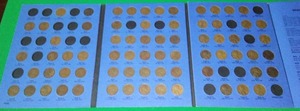 lot 817 image: Lincoln Penny Cent Book. 1909 - 1940. 20 missing