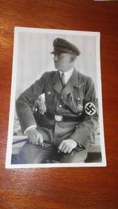 lot 178A image: RARE Postcard of Adolph Hitler