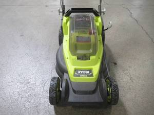 Ryobi 13 in. ONE 18-Volt Lithium-Ion Cordless Battery Walk Behind Push Lawn Mower P1180VNM