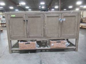 Legion Furniture 60 in. Vanity in Rustic Brown WH5160-BR