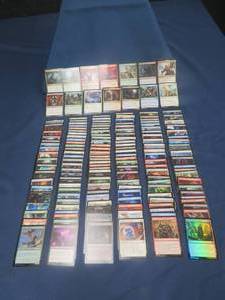 lot 51 image: LARGE SET OF MAGIC THE GATHERING COLLECTABLE PLAYING CARDS
