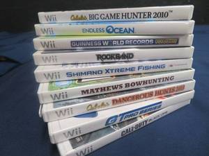 lot 55 image: 9 WII GAMES