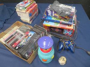 lot 68 image: MISC KIDS, GAMES, AND CDS LOT
