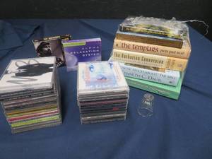 lot 69 image: HUGE MISC LOT OF CDS AND BOOKS