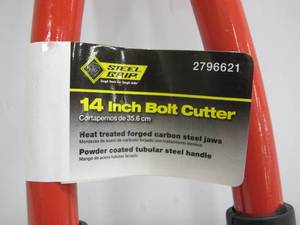 lot 822 image: Steel Grip 14 inch Bolt Cutter Tool