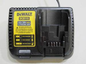 lot 825 image: DeWalt DCB115 12V20V Lithium Ion Battery Charger