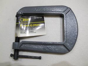 lot 829 image: 5-Pack Steel Grip 2-Inch C-Clamps