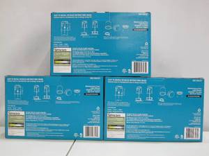 lot 834 image: 3-Pack EcoSmart 4 in. White Integrated LED Recessed Trim, Soft White (12 Pieces total)