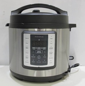 lot 811 image: Insignia - 6qt Multi-Function Pressure Cooker - Stainless Steel