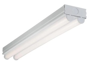 lot 847 image: Metalux 2 ft. 2-Light Linear White Integrated LED Ceiling Strip Light with 2100 Lumens, 4000K